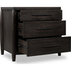 Kevin Nightst& with 3 Drawers | Cord Management | Minx Acacia Wood