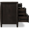 Kevin Nightst& with 3 Drawers | Cord Management | Minx Acacia Wood