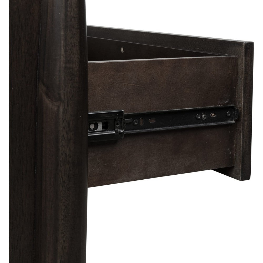 Kevin Nightst& with 3 Drawers | Cord Management | Minx Acacia Wood