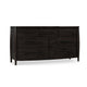 Kevin 68" Wide Dresser with 7 Drawers | Minx Brown Acacia Wood
