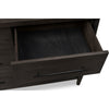 Kevin 68" Wide Dresser with 7 Drawers | Minx Brown Acacia Wood