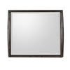 Kevin Wall or Dresser Mirror with Beveled Glass | Minx Brown Rubberwood 36x42