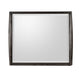Kevin Wall or Dresser Mirror with Beveled Glass | Minx Brown Rubberwood 36x42