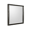 Kevin Wall or Dresser Mirror with Beveled Glass | Minx Brown Rubberwood 36x42