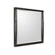 Kevin Wall or Dresser Mirror with Beveled Glass | Minx Brown Rubberwood 36x42
