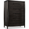 Kevin Wide Dresser Chest with 5 Drawers | Minx Brown Acacia Wood