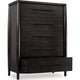 Kevin Wide Dresser Chest with 5 Drawers | Minx Brown Acacia Wood