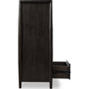 Kevin Wide Dresser Chest with 5 Drawers | Minx Brown Acacia Wood