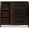 Kevin Sweater Chest | 4 Drawers | 3 Faux Leather Bins | Minx Wood 50"