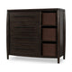Kevin Sweater Chest | 4 Drawers | 3 Faux Leather Bins | Minx Wood 50"