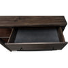 Kevin Sweater Chest | 4 Drawers | 3 Faux Leather Bins | Minx Wood 50"