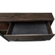 Kevin Sweater Chest | 4 Drawers | 3 Faux Leather Bins | Minx Wood 50"