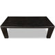 Rissa Rectangular Extendable Dining Table | Jaguar Black Wood 90"