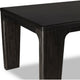 Rissa Rectangular Extendable Dining Table | Jaguar Black Wood 90"