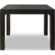 Rissa Rectangle Dining Table | Straight Legs | Jaguar Black Acacia Wood 84"