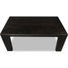 Rissa Rectangle Dining Table | Straight Legs | Jaguar Black Acacia Wood 84"