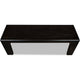 Rissa Dining Bench with Squared Legs | Jaguar Black Solid Acacia Wood 52"