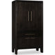 Rissa Bar Cabinet | Four Doors & Drawers | Jaguar Black Wood 66"