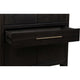 Rissa Bar Cabinet | Four Doors & Drawers | Jaguar Black Wood 66"