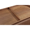 Yena Coffee Table | Reversible Tray Tops | Walnut Wood | Faux Leather 46"