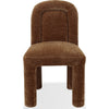Zanny Dining Chair Set of 2 | Crowned Seat | Rounded Back | Amber Chenille