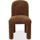 Zanny Dining Chair Set of 2 | Crowned Seat | Rounded Back | Amber Chenille