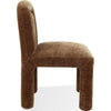 Zanny Dining Chair Set of 2 | Crowned Seat | Rounded Back | Amber Chenille