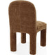 Zanny Dining Chair Set of 2 | Crowned Seat | Rounded Back | Amber Chenille