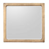 Brenda Wall or Dresser Mirror with Rounded Frame | Brioche Wood 38x40