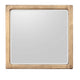 Brenda Wall or Dresser Mirror with Rounded Frame | Brioche Wood 38x40
