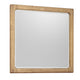 Brenda Wall or Dresser Mirror with Rounded Frame | Brioche Wood 38x40