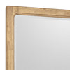 Brenda Wall or Dresser Mirror with Rounded Frame | Brioche Wood 38x40