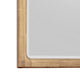 Brenda Wall or Dresser Mirror with Rounded Frame | Brioche Wood 38x40