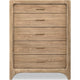 Brenda Tall Dresser Chest with 5 Drawers | Brioche Acacia Wood