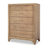 Brenda Tall Dresser Chest with 5 Drawers | Brioche Acacia Wood