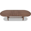 Asher Oval Extendable Dining Table with Turned Legs | Claystone Wood 84-102"