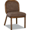 Asher Dining Chair | Round Back | Solid Wood | Sports Coat Fabric