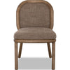 Asher Dining Chair | Round Back | Solid Wood | Sports Coat Fabric