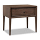 Carlos Nightst& with Drawer | Brass H&les | Brown Mango Wood