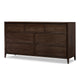 Carlos Wide Dresser with 7 Drawers | Pecan Brown Solid Mango Wood