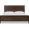 Carlisle California King Panel Bed | Pecan Solid Mango-Rubberwood
