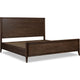 Carlisle California King Panel Bed | Pecan Solid Mango-Rubberwood