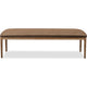 Carlos Dining Bench with Turned Legs | Chenille Seat | Brown Mango Wood 60"