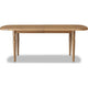 Hoa 78-96" Extendable Dining Table | Turned Legs | Brown Acacia Wood