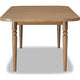 Hoa 78-96" Extendable Dining Table | Turned Legs | Brown Acacia Wood