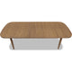 Hoa 78-96" Extendable Dining Table | Turned Legs | Brown Acacia Wood