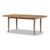Hoa 78-96" Extendable Dining Table | Turned Legs | Brown Acacia Wood