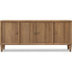Hoa 72" Sideboard Buffet Cabinet | 4 Doors | Farmhouse Natural Brown
