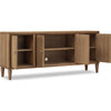 Hoa 72" Sideboard Buffet Cabinet | 4 Doors | Farmhouse Natural Brown