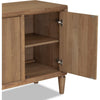 Hoa 72" Sideboard Buffet Cabinet | 4 Doors | Farmhouse Natural Brown